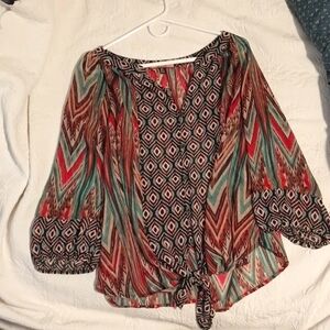 XL Olive Hill Blouse